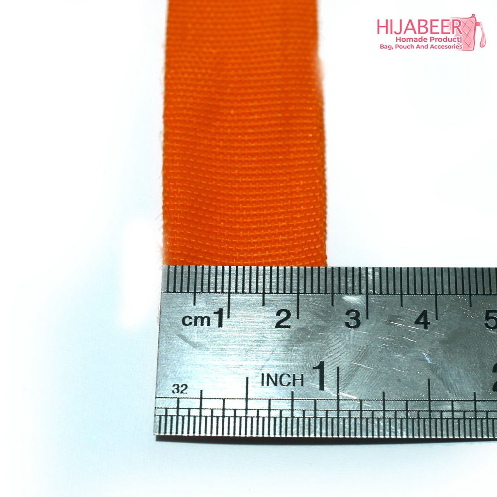 Bisban Webbing 2,5cm per 3 Meter - Tali Tas Aksesoris Strap Tas