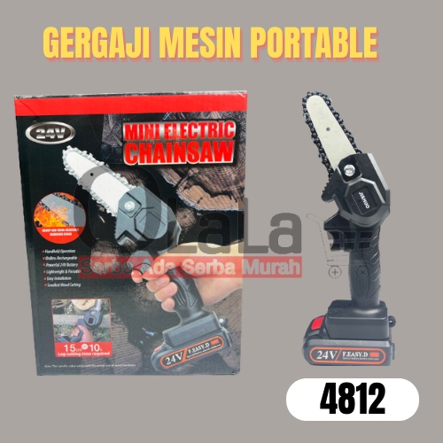 Gergaji Listrik Rantai Elektrik Mini Portable JS-4812