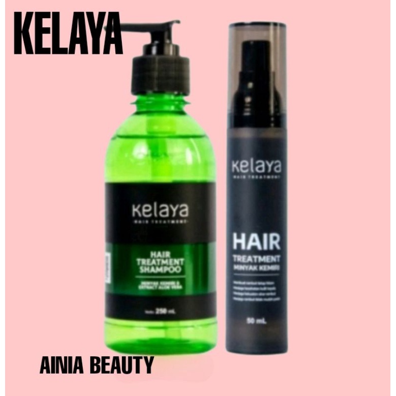 KELAYA SHAMPOO &KELAYA HAIR TREATMENT MINYAK KEMIRI