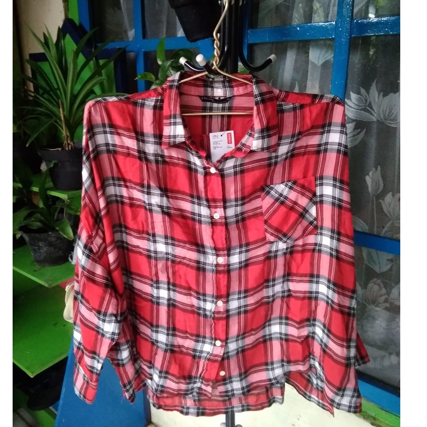 FLANEL - KEMEJA - OVERSIZE - FLANEL OVERSIZE