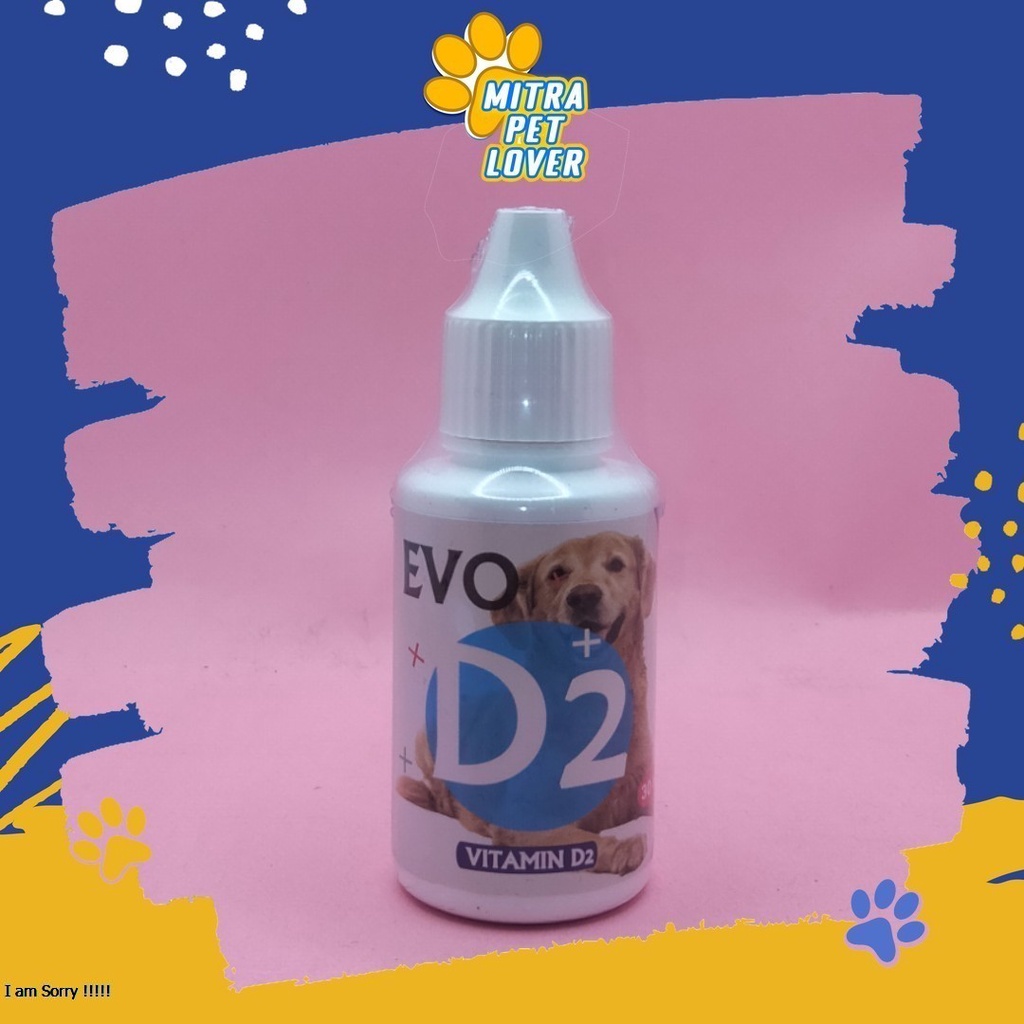 PENCEGAH PENYAKIT DAN VIRUS PADA ANJING - EVO D2 DOG DROP 30ML - MENGOBATI PANLEU HERPES DOGGY FLU DISTEMPER ANTI VIRUS MURAH ASLI GARANSI KUALITAS ORIGINAL - PET ANIMAL VETERINARY TAMASINDO OBAT KESEHATAN &amp;  VITAMIN TERNAK HEWAN  MITRAPETLOVER