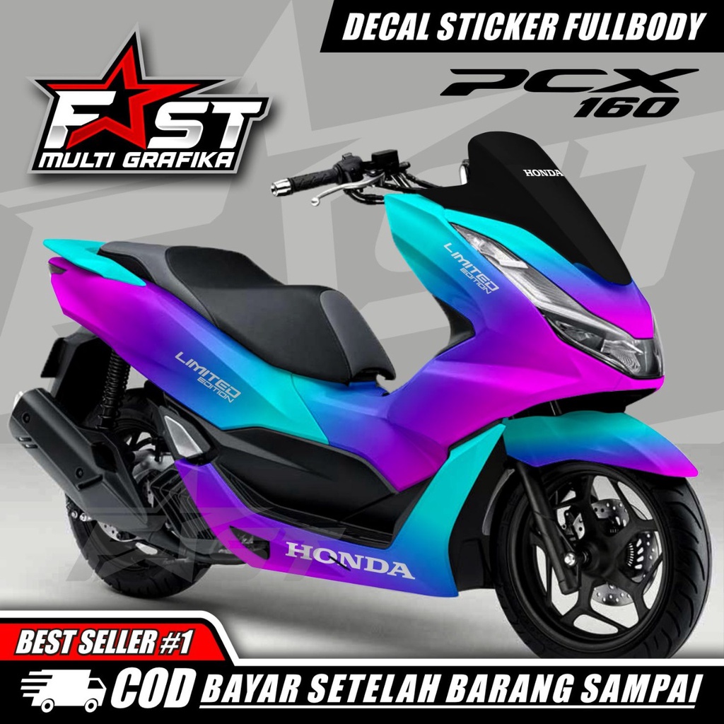 DECAL STIKER PCX 160 FULL BODY Stiker PCX 160 Motif bunglon