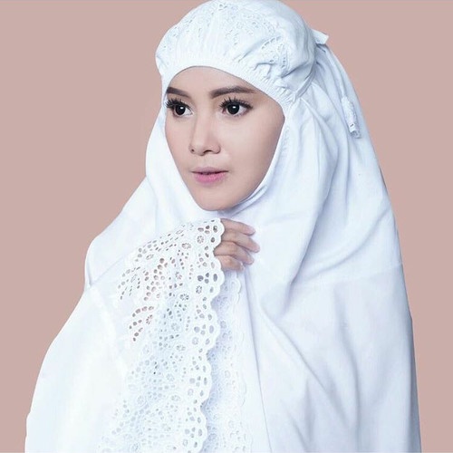 MUKENA KHADIJAH PUTIH PREMIUMCC