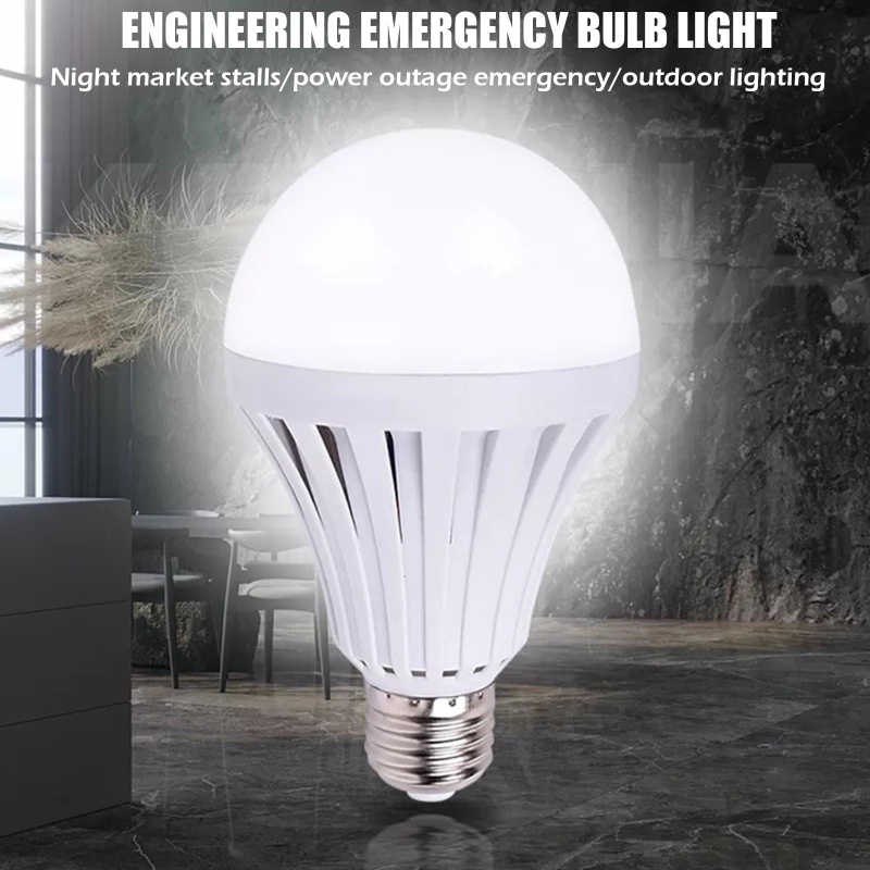 3.7 /7 /9/12W Bohlam Emergency Cerdas Hemat Energi/Lampu Isi Ulang Rumah Tangga Dengan Kait/Lampu Pencahayaan LED Serbaguna