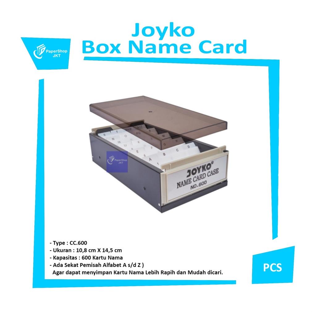 

JOYKO - BOX NAME CARD CASE 600 KOTAK KARTU NAMA - PCS TERLARISS...,,,,,