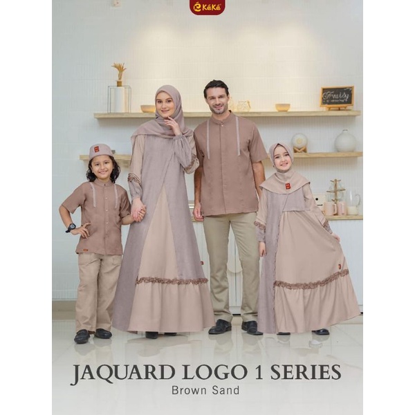 Sarimbit Keluarga Keke ~ Jaquard Logo 1 Series ( Kamily Series 09 ) ~