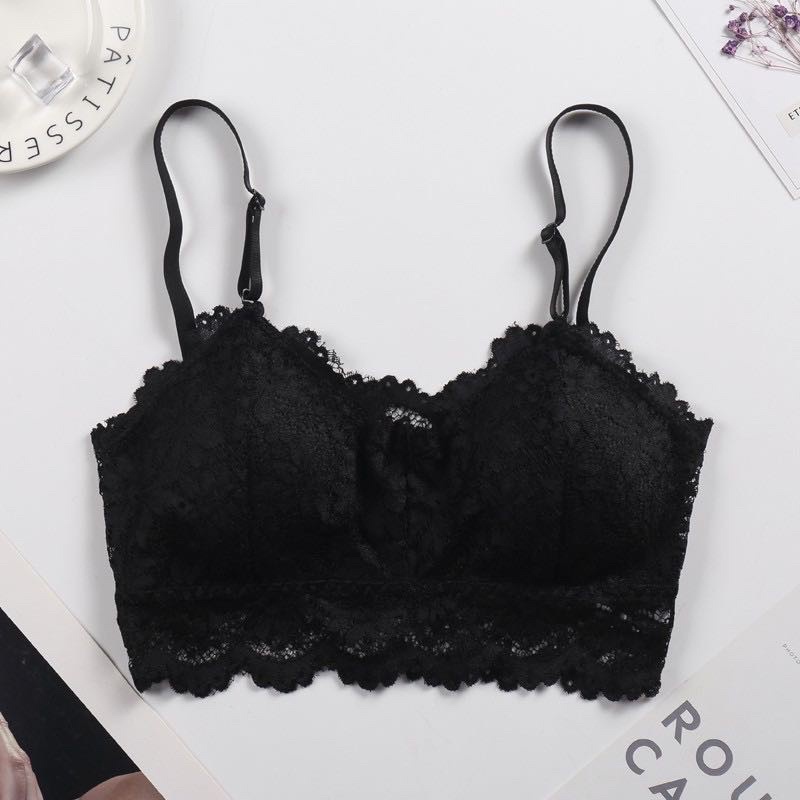 Sport Bra BH Wanita Motif Bunga Bra GYM Fitness Bra Senam Zumba