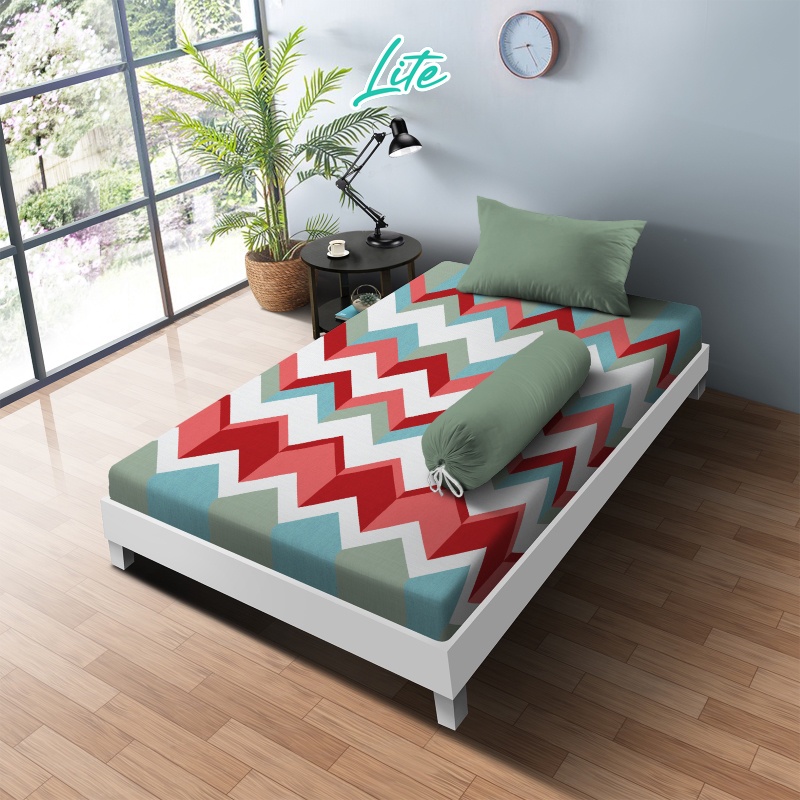 Kintakun Sprei Set 120 Extra Single Dluxe Lite Microfiber 20 cm B2 3in1
