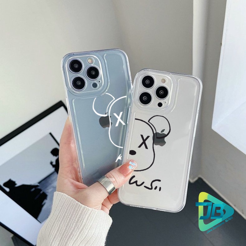 CUSTOM CASE SOFTCASE SILIKON CLEAR BENING KAWS CUSTOM CASE OPPO REALME VIVO XIAOMI SAMSUNG INFINIX IPHONE FOR ALL TYPE JB6258