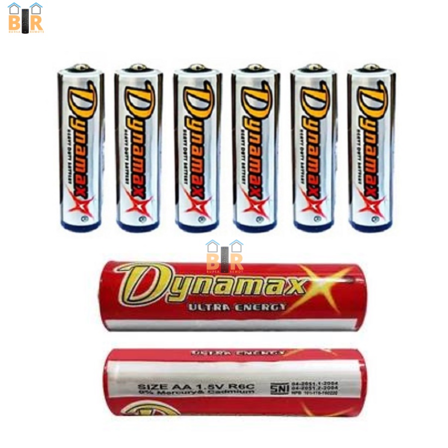 Baterai AA (a2) DYNAMAX SILVER / MERAH per-PACK