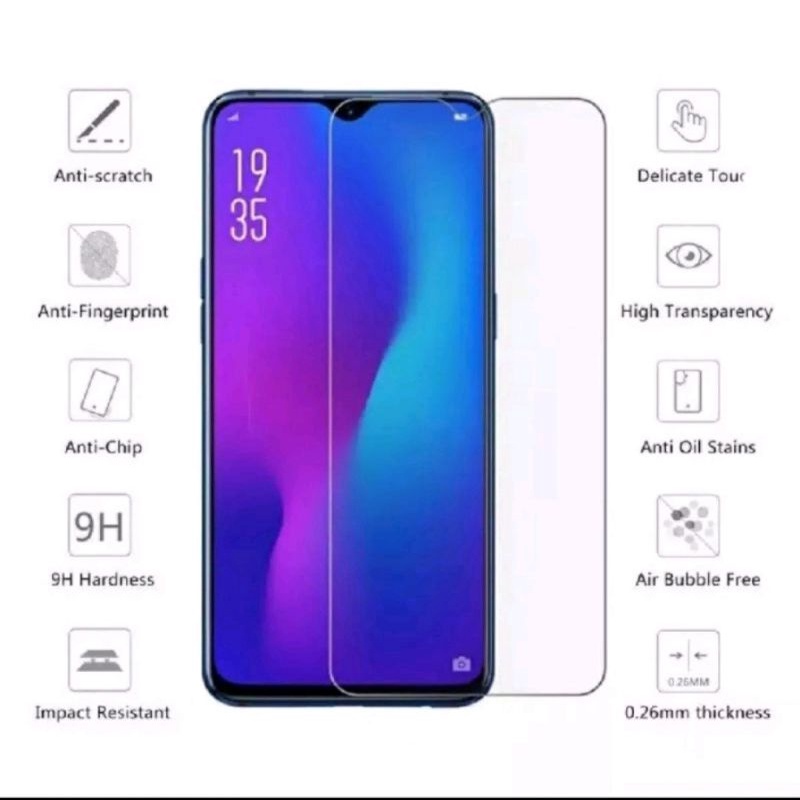 • TG OPPO Tempered glass / Pelindung Layar/  Anti gores kaca bening OPPO A17K Reno 8T A58 A78 5G FIND N2 FLIP