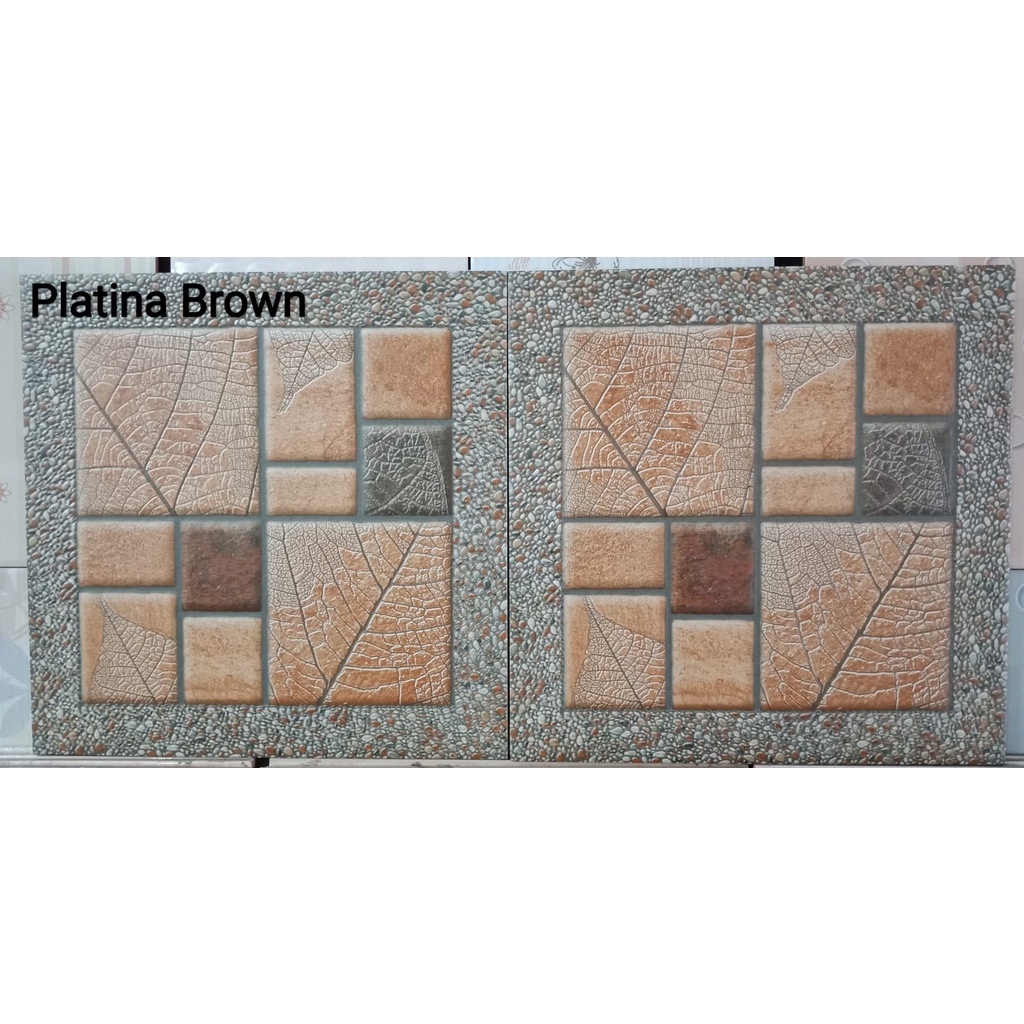 Keramik mulia 40x40 Platina Beige - kasar
