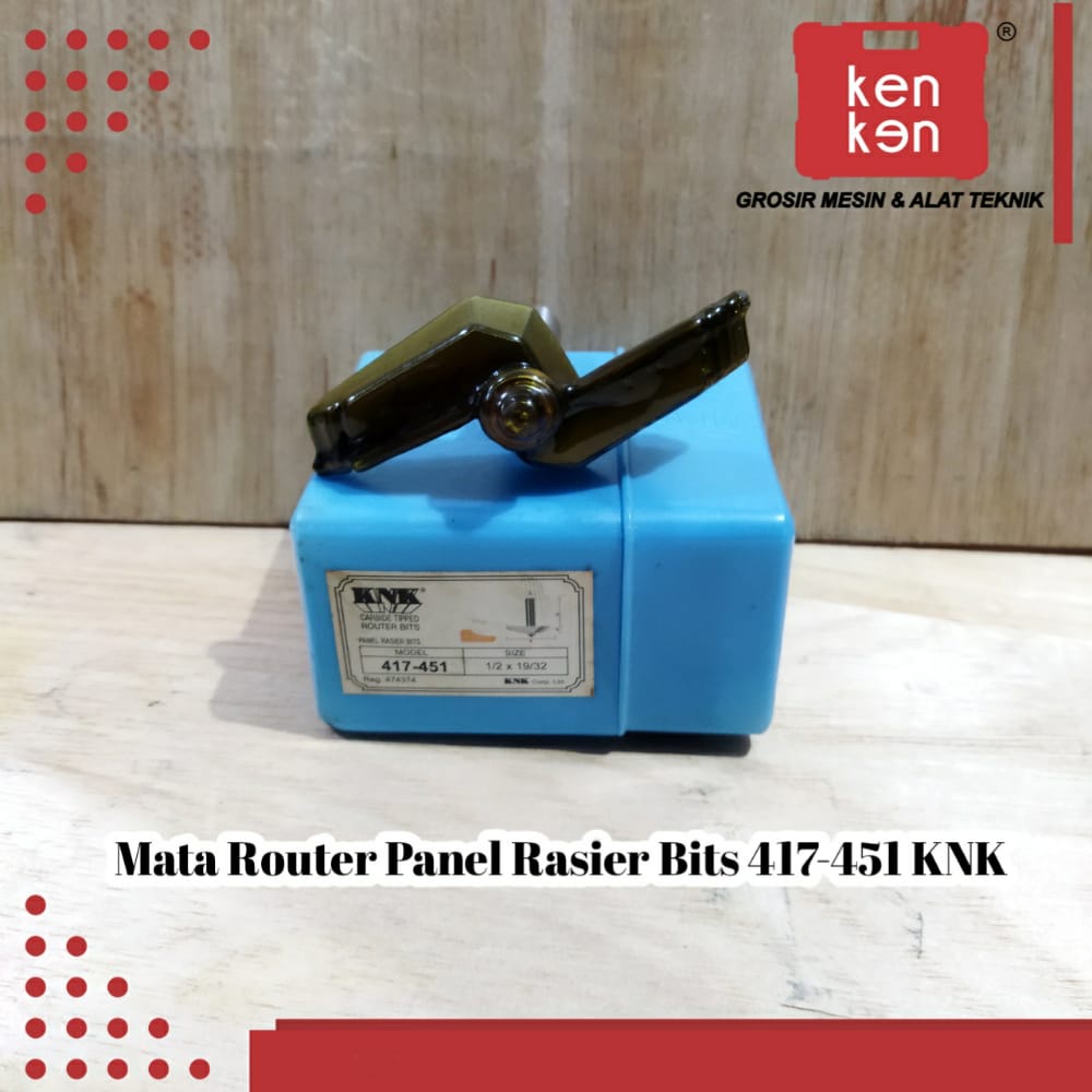 ROUTER BITS / MATA PROFIL KAYU 417-451 KNK (PANEL RASIER BITS)