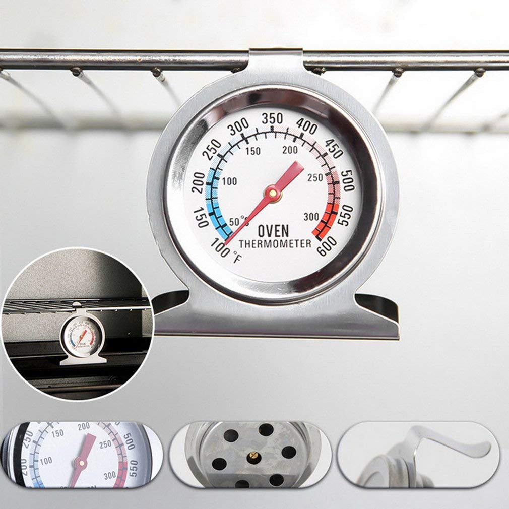 Termometer Oven Analog Stainless Dial 300C Thermometer Baking Cooking WOJIA