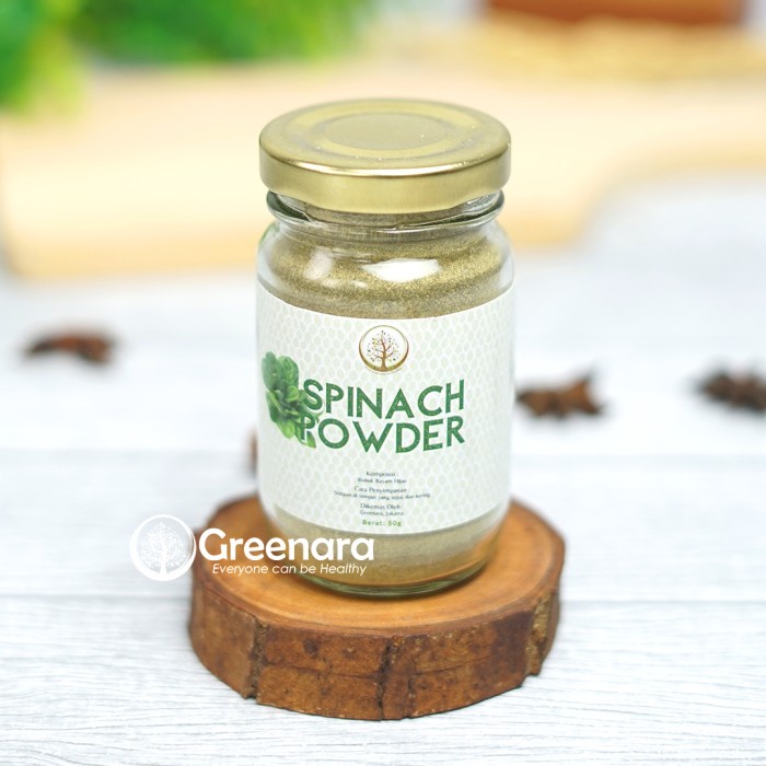 

✿ BISA COD✿ Greenara Spinach Food Powder 50gr / Bubuk Bayam Hijau