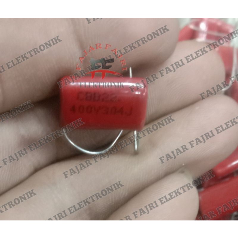Capacitor milar 304j 304k 400v Kapasitor milar 304 400 volt