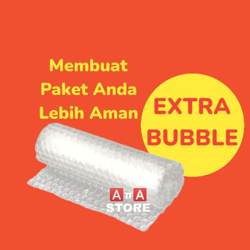

Extra Bubble Wrap Untuk Packing Paket Pesanan Anda