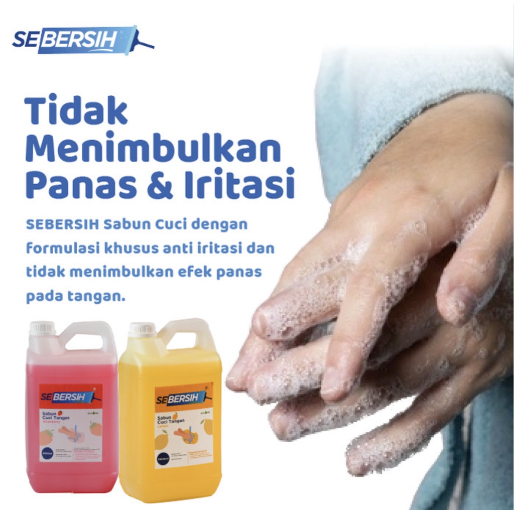 SEBERSIH Handsoap Sabun Cuci Tangan 5 Liter KHUSUS KIRIM JNE