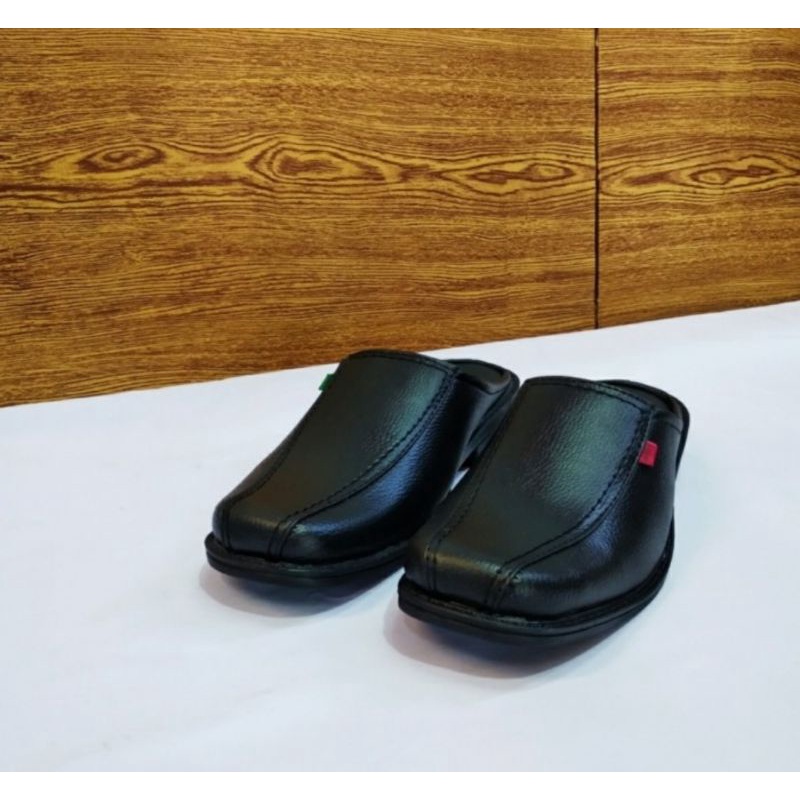 Sepatu Slop BPU Semi kulit sepatu sandal pria bustong sepatu selop pantofel pria