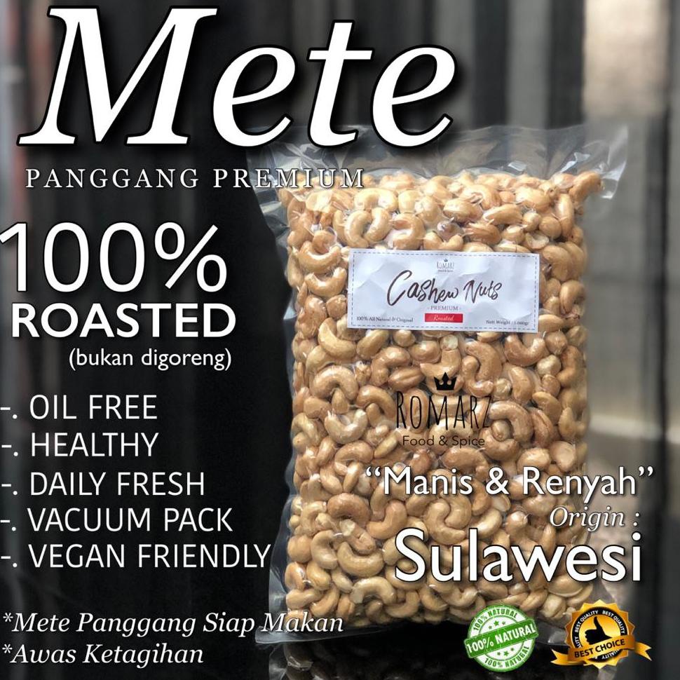 

て KACANG METE MEDE OVEN PANGGANG SUPER ROASTED ORIGINAL 500gr