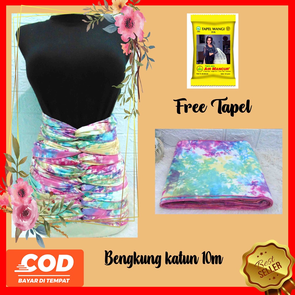 [FREE TAPEL]Bengkung Ibu melahirkan 10m /Bengkung kain /Bengkung Andien/ Belly binding /stagen tradisional