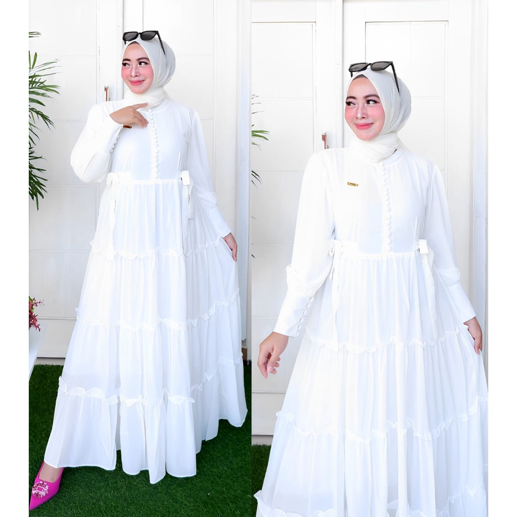 felisa maci ceruty bebydoll /Lovely rempel gamis syari terbaru pakaian wanita