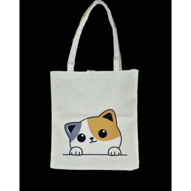Arifirn Tas Tote Cat NK - Tote Bag Wanita dan Pria Murah