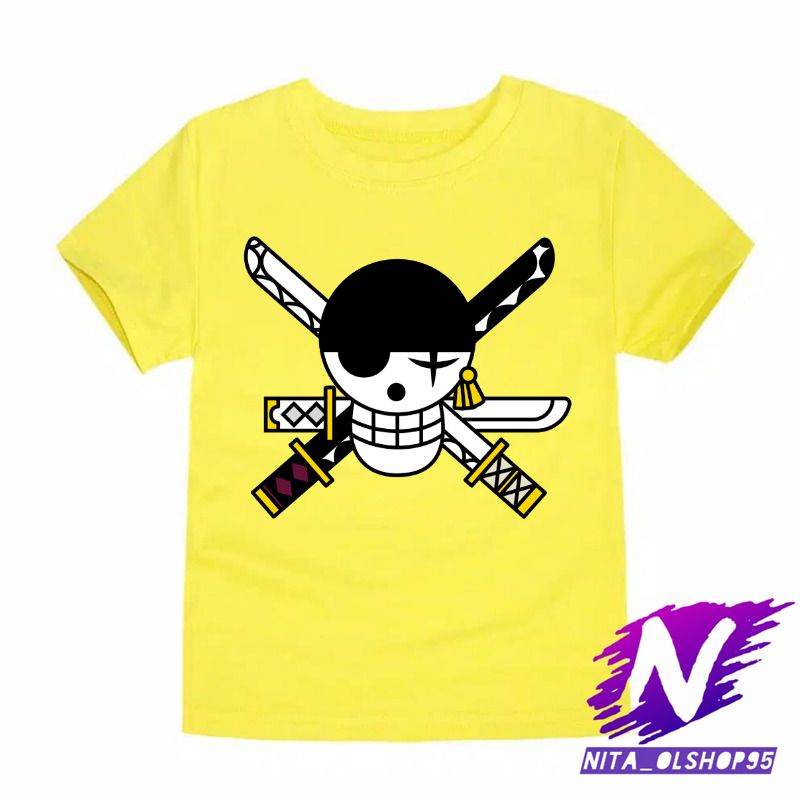 BAJU ANAK KAOS ANAK ANIME ONE PIECE ZORO