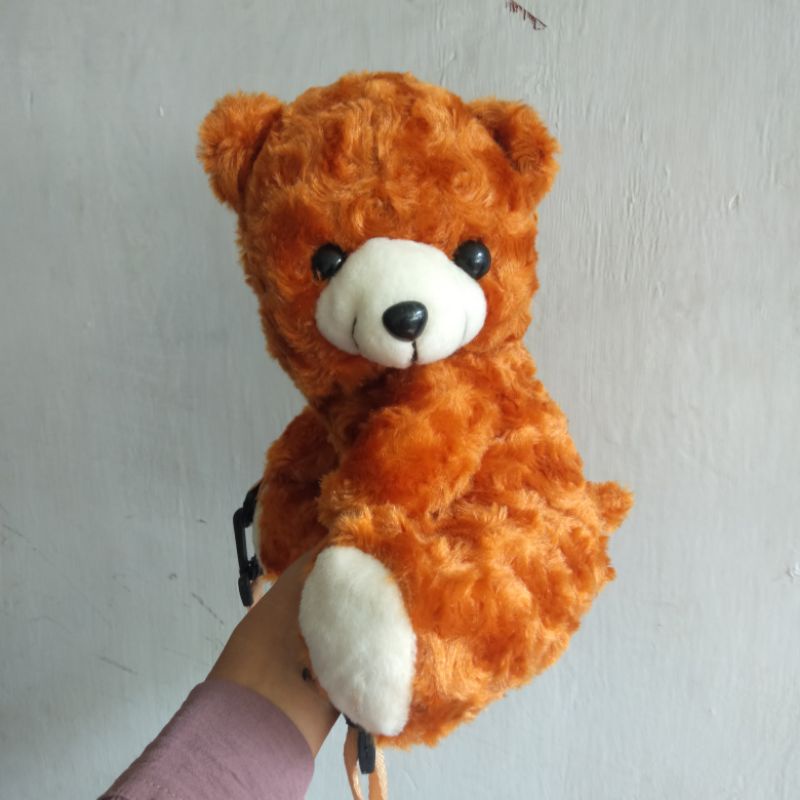 TAS BONEKA BERPELUKAN / SELEMPANG BONEKA BERUANG / TAS SELEMPANG BONEKA MERANGKUL