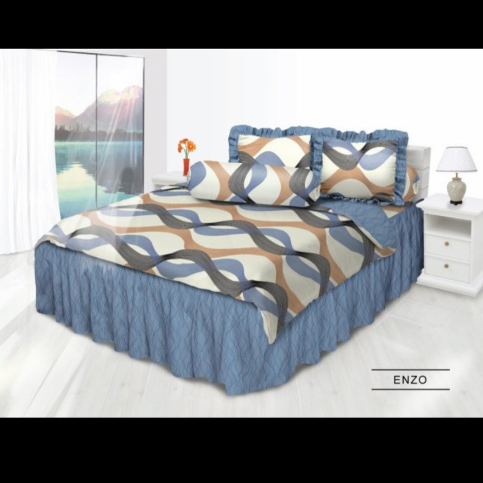 Sprei Rumbai Topi King My Love Enzo 180x200 cm - TINGGI RUMBAI 50 CM {Property Off Liliy Grosir
