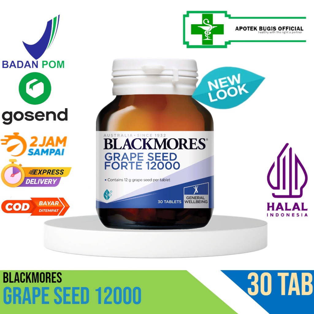 Blackmores Grape Seed 12000 30 Tablet