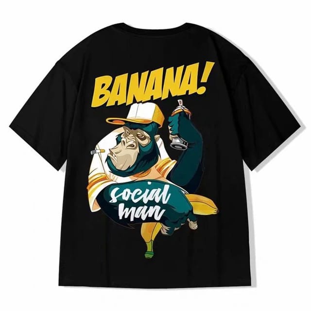 T-Shirt BANANA Kaos Pria Wanita Baju Unisex Bahan katun 24's Ukuran S M L XL XXL XXXL