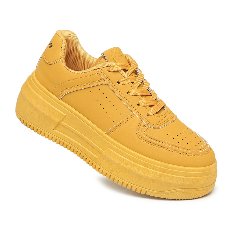 [GROSIR][COD] SEVEN_DAY SEPATU SNEAKERS PUTIH SEPATU WANITA FASHION FQ-558 KUNING