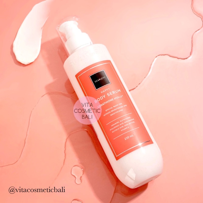 Scarlett Body Serum Happy Scarlet pelembab badan handbody