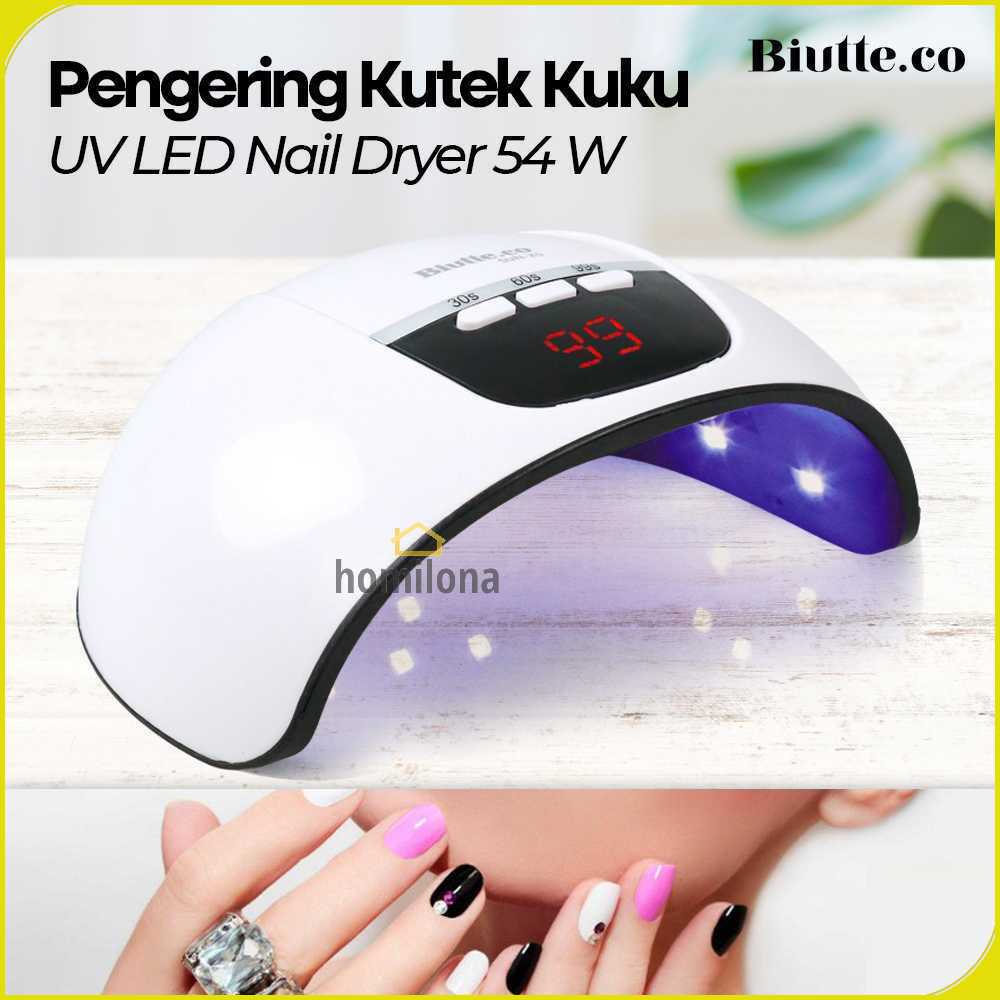 Biutte.co Pengering Kutek Kuku UV LED Nail Dryer 54 W - SUN-X5