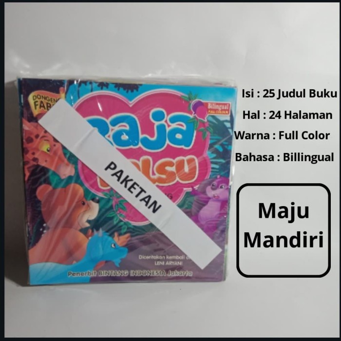 

⭐BISA COD⭐ Paketan buku fabel isi 25pcs