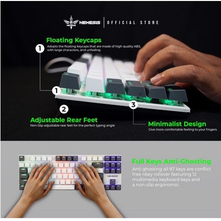 ITSTORE Keyboard Gaming Mechanical NYK Nemesis MKN-01 EZALOR