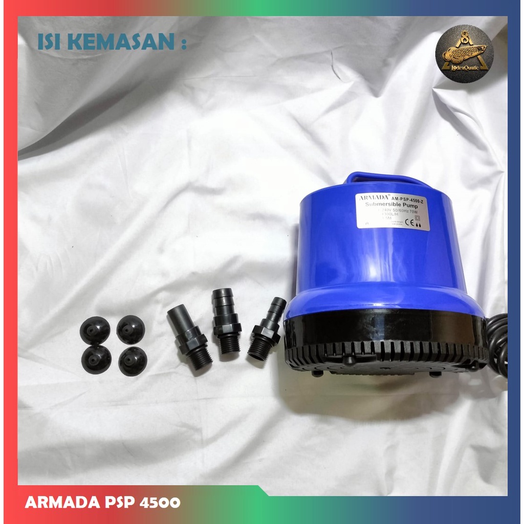 PROMO MURAH POMPA HIDROPONIK ARMADA AM PSP 4500 POMPA KOLAM IKAN NAIK 3,5 METER POMPA 4300 LITER PER JAM POMPA AIR HIDROPONIK POMPA KOLAM iIKAN POMPA AQUARIUM BESAR FILTER AQUARIUM FILTER KOLAM IKAN KOI FILTER POMPA AIR LAUT POMPA SEDOT AIR