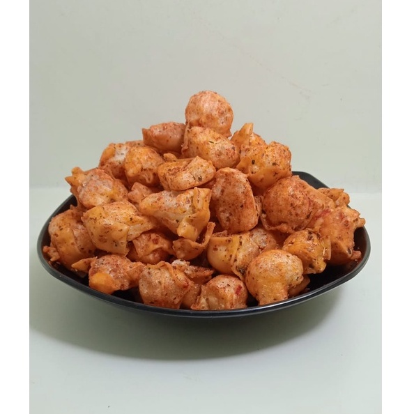 

Siomay mini kering pedas /Seblak siomay pedas/Serba seblak pedas 100 gr, 1 kg