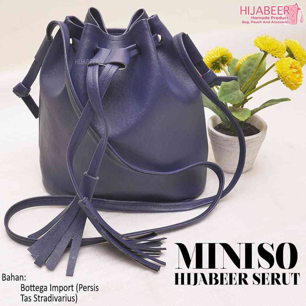 Tas Serut Wanita - Slinbag Miniso Serut Hijabeer - Tas Ransel Wanita Murah