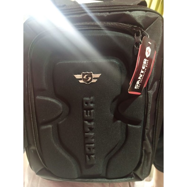 TAS RANSEL &amp; SELEMPANG QUIKER BAHAN POLIESTER 15 inchi