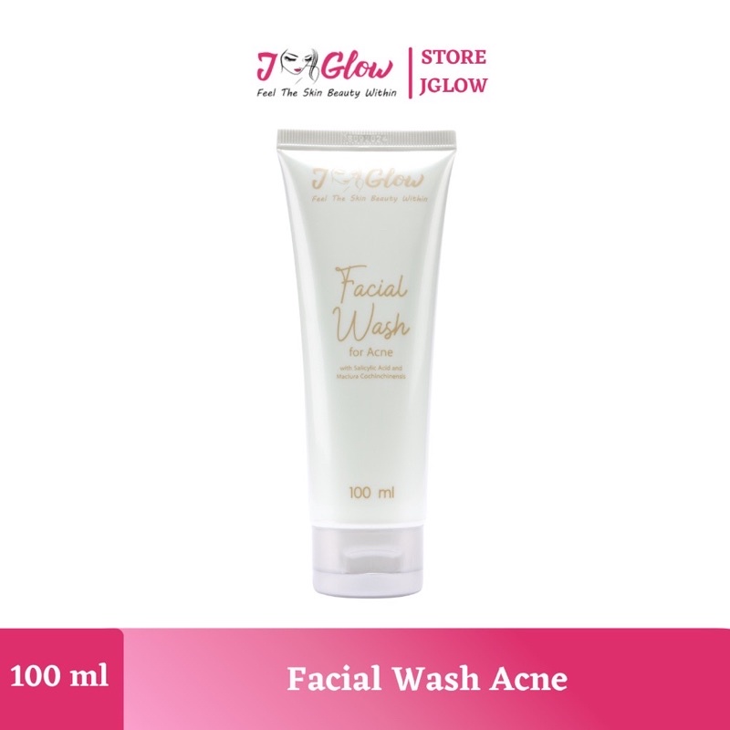 JGLOW SABUN ACNE/JGLOW FACIAL WASH ACNE