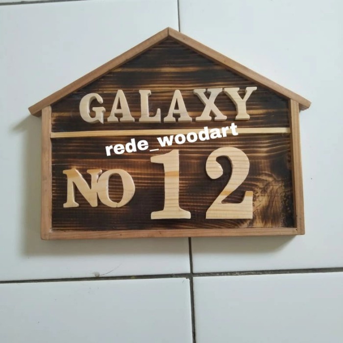 PAPAN ALAMAT RUMAH BLOK NOMOR RUMAH KAYU NOMOR RUMAH CUSTOM
