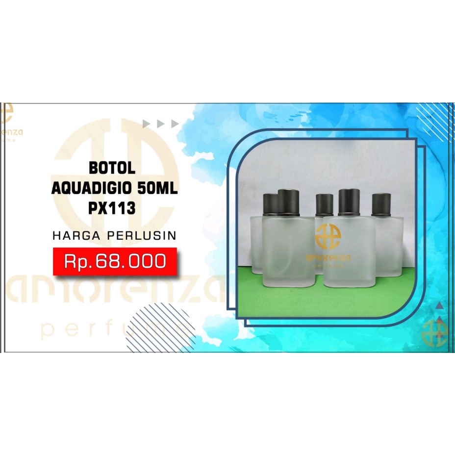 BOTOL PARFUM SPRAY  MODEL AQUADIGIO ( DOFF ) 1 LUSIN
