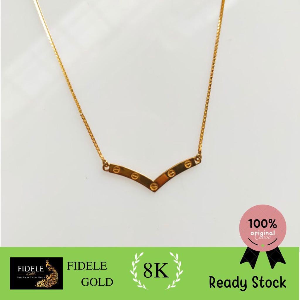 Kalung Aurel Cartir Kalung Emas Cantik Kalung Nagita Kalung Mewah Klaung emas 375