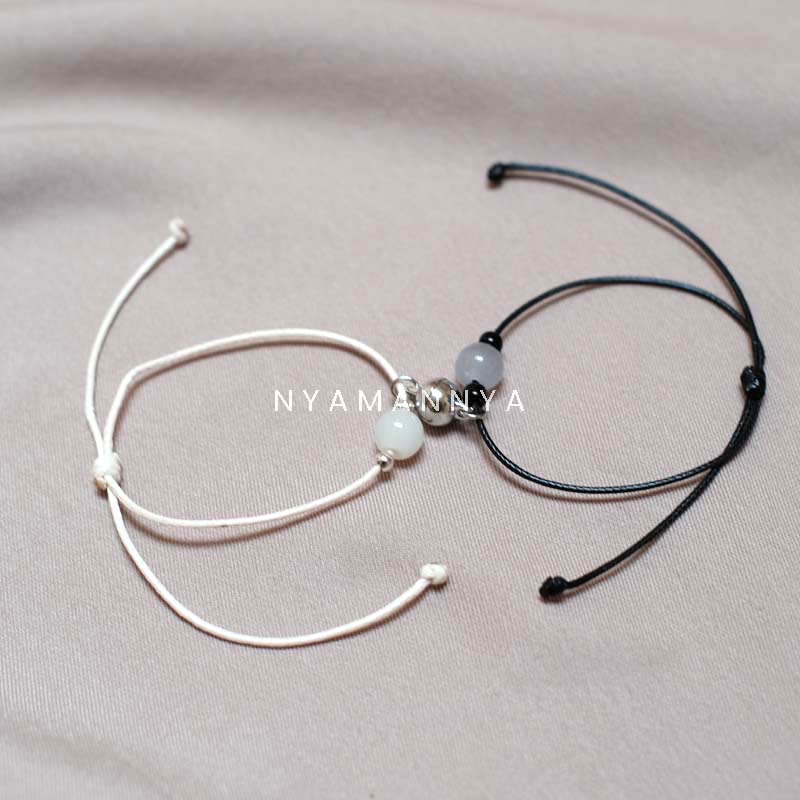 Gelang Couple Pasangan Aesthetic Magnet Juntos Series Nyamannya