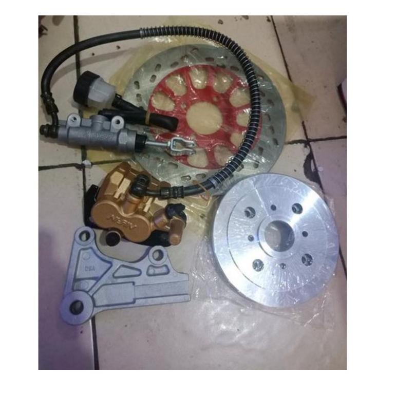 R(5Y✉) Plendes Adaptor cakram belakang Satria 2 tak tromol besar jupiter mx lama,rx king,vixion lama