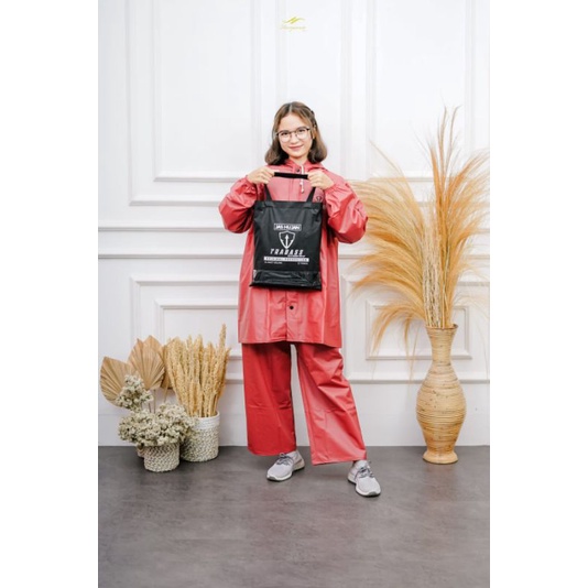 jas hujan/jaket hujan/Mantol/raincoat trabass bahan pvc