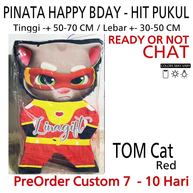 PINATA ULANG TAHUN (KHUSUS PO 7-10 HARI) BIRTHDAY/ BDAY/ CUSTOM/ PREORDER/ GOJEK ONLY