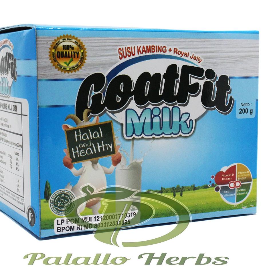 

Susu Kambing Etawa GOATFIT PUTIH SACHET Milk ORIGINAL 10 SACHET / Goat Fit